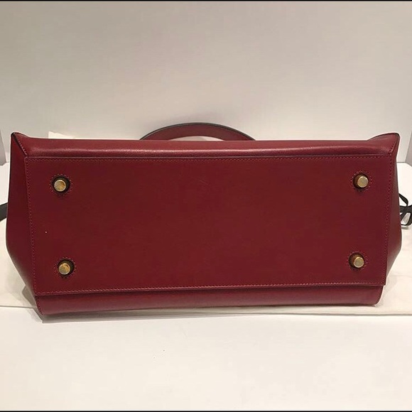 Celine medium Edge in burgundy. - Picture 6 of 6